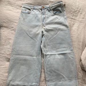 Anthropologie Pilcro High Rise Barrel Jeans Light Wash Size 31 NWT